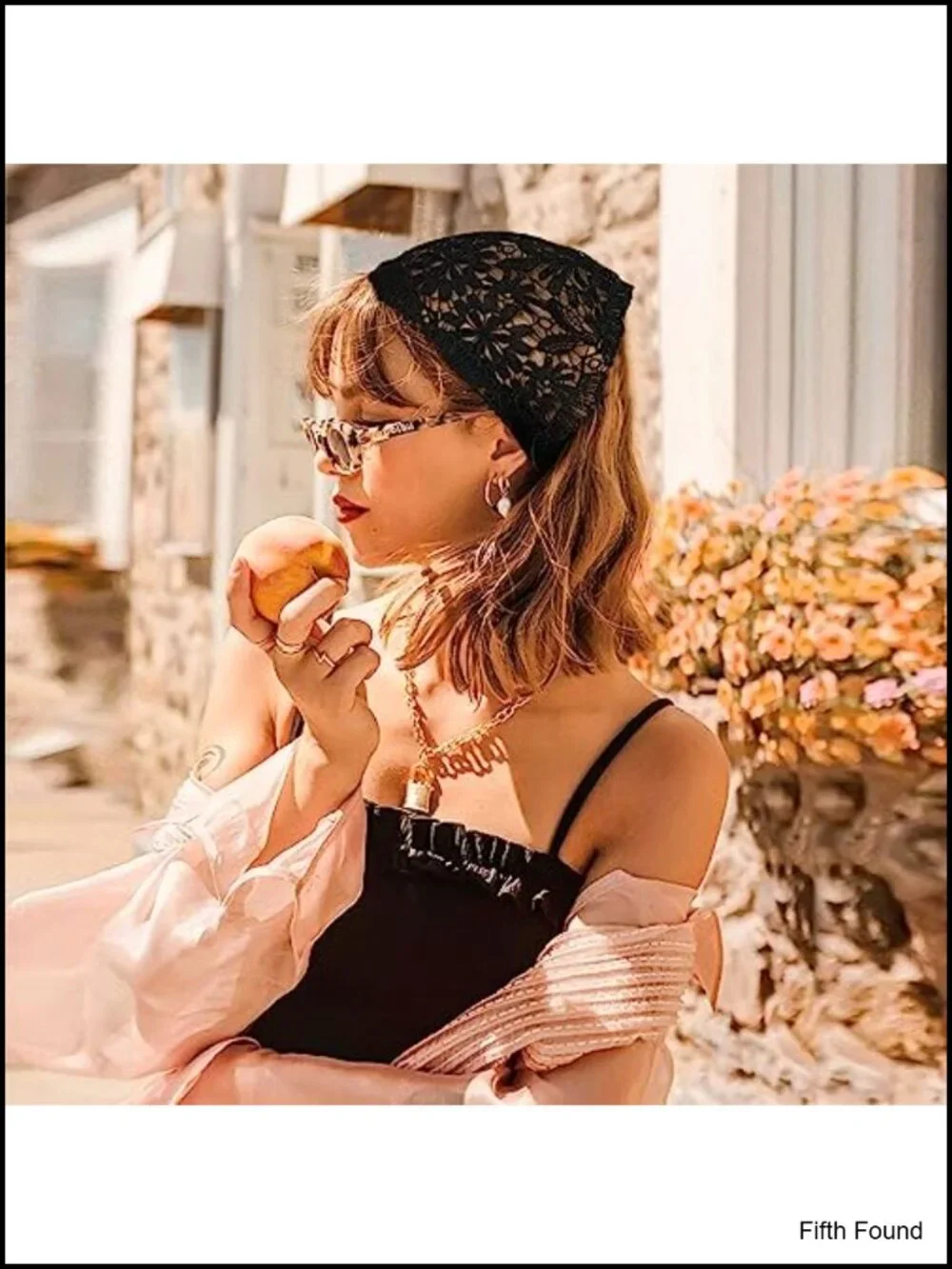 3 Pack Chiffon Hair Scarves Bandanas Vintage Knitted Headband for Women